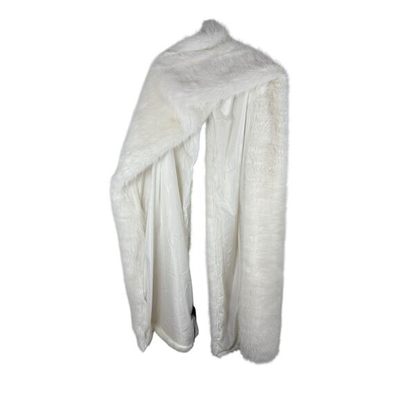 Aniye Records Lana Stole Scarf Faux Fur Luxury Elegant Statement Winter Classy - Picture 4 of 9